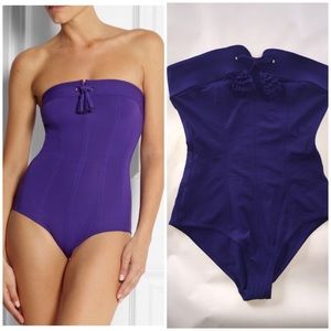 Eres | Sulky Groom Tasseled Bandeau Swimsuit